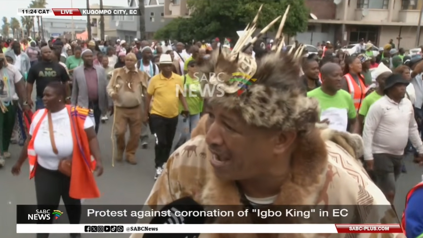 March continues against Nigerian king coronation